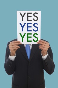 businessman with question mark sign on white background